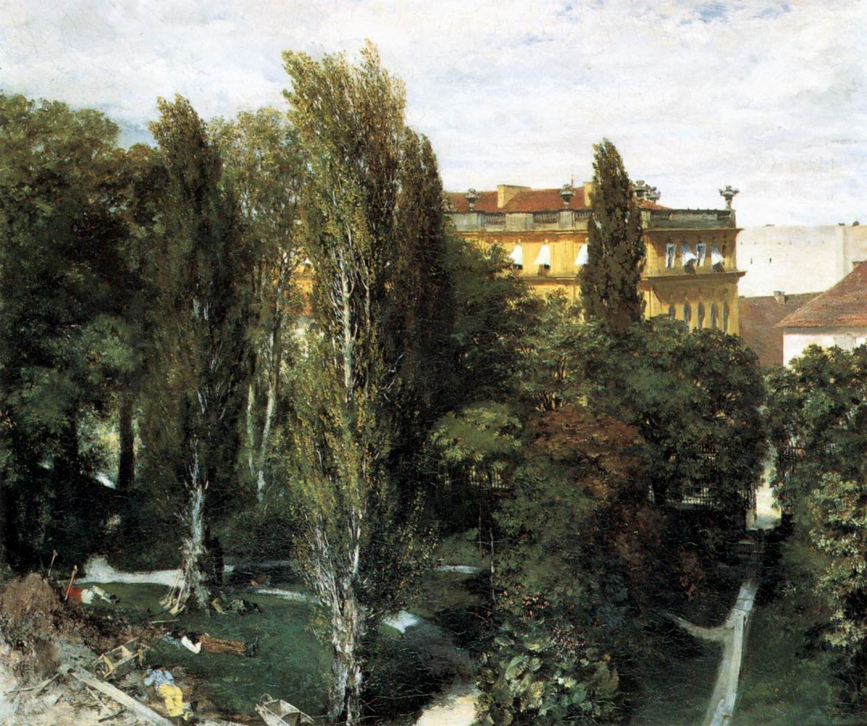 Le jardin du palais du Prince Albert
