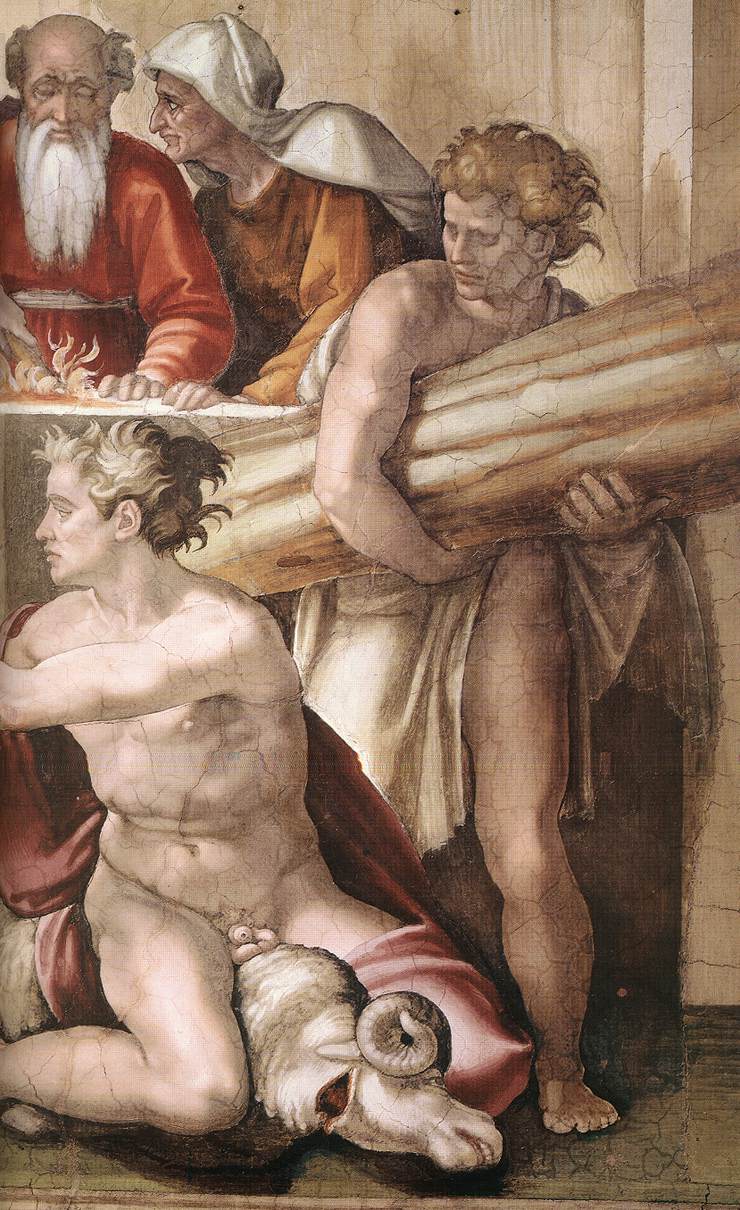 Sacrifice de Noé (détail)