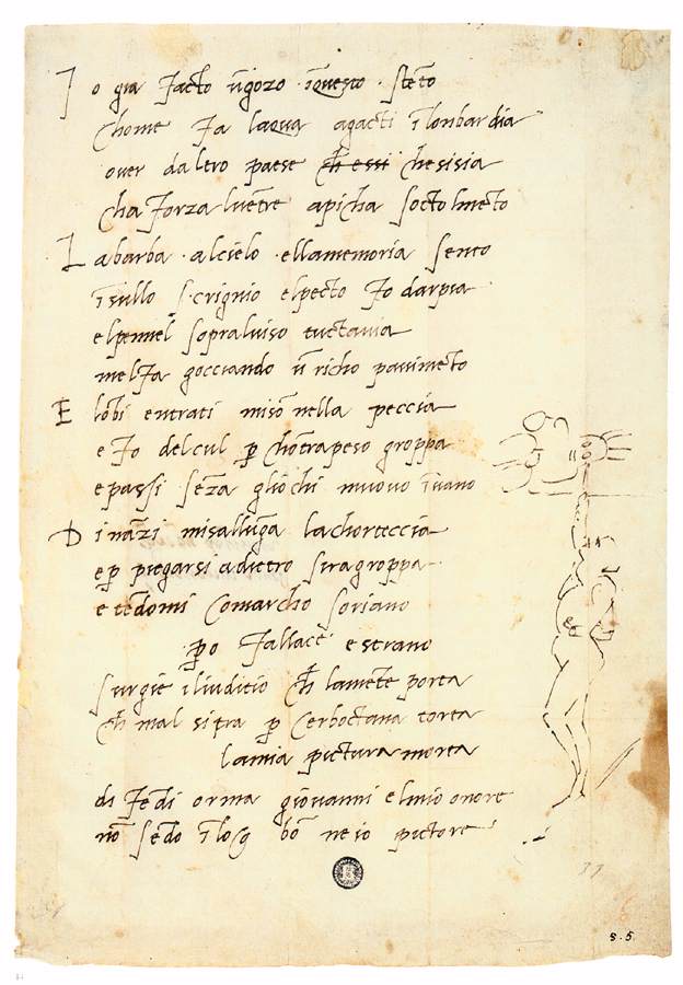 Sonnet avec une caricature