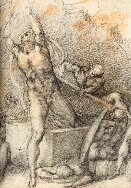 La Résurrection (recto, détail)