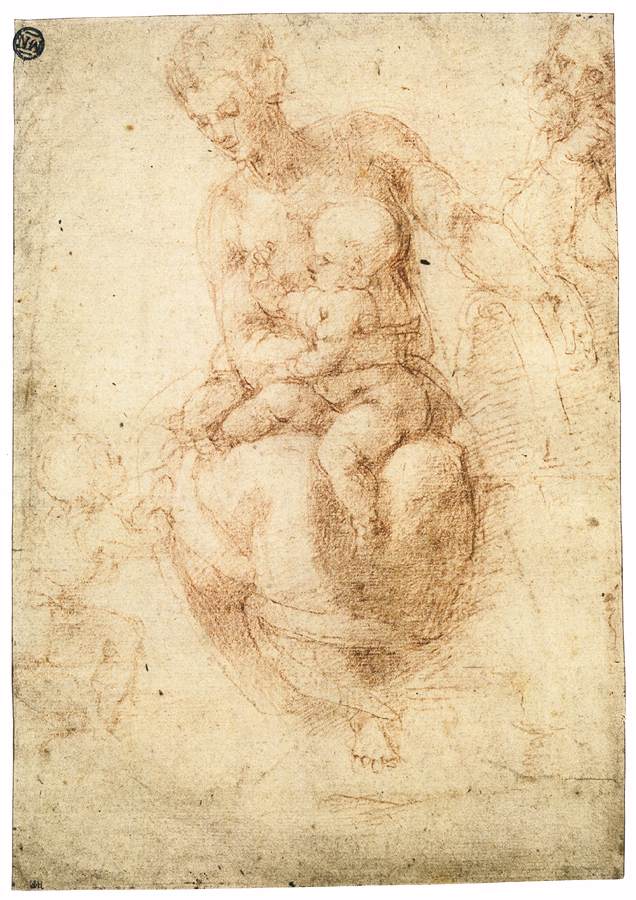 La Sainte Famille avec le jeune saint Jean (verso)