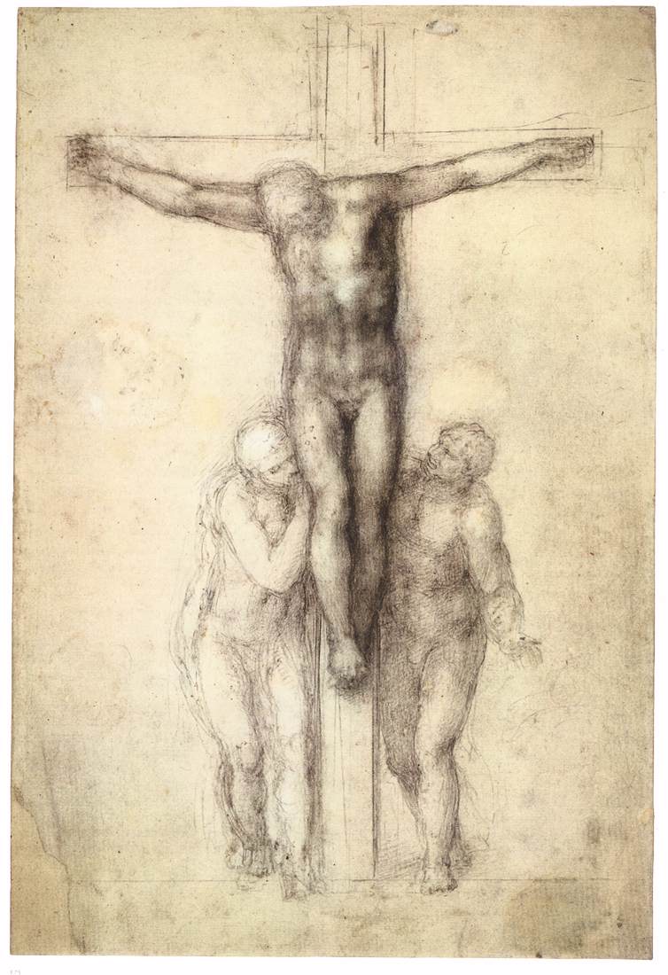 Le Christ en croix avec la Vierge et saint Jean