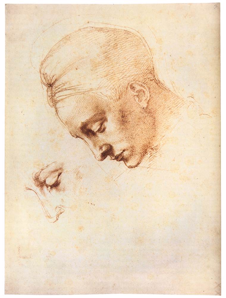 étude den Inclined Head