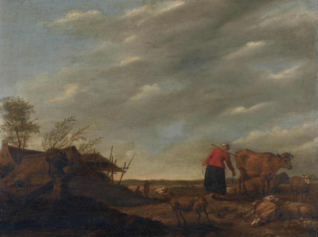 paysage avec a Milkmaid