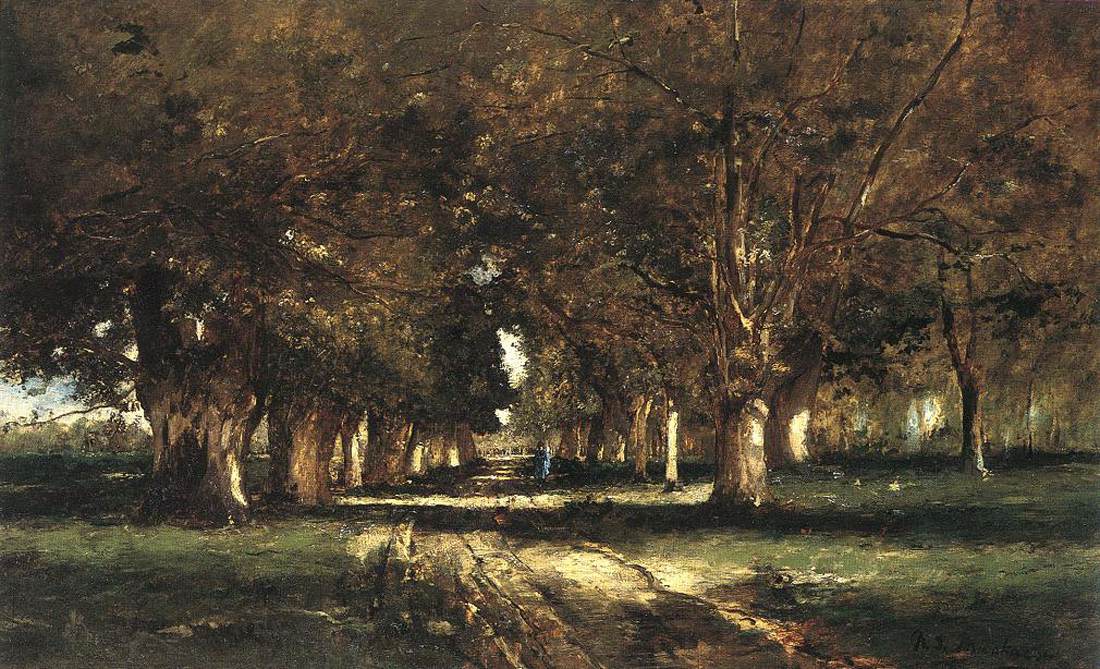 Ligne d'arbres