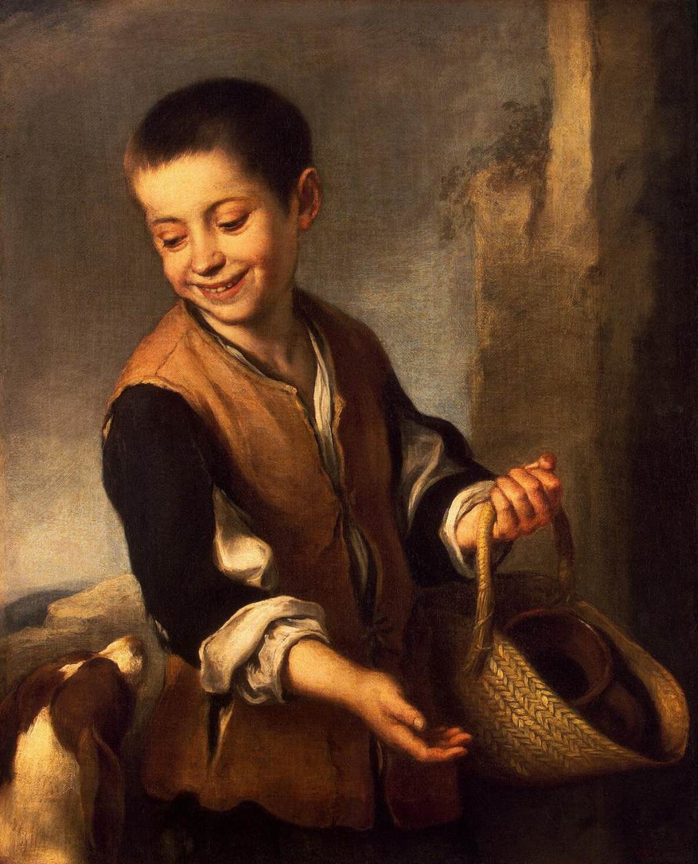 Garçon avec un chien