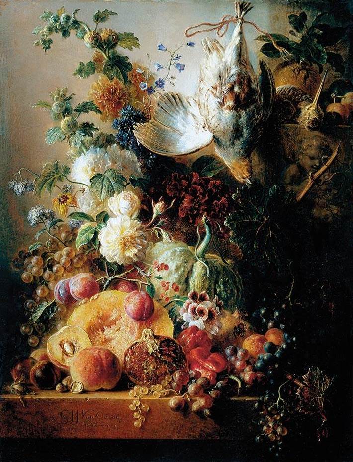 Nature morte de fruits