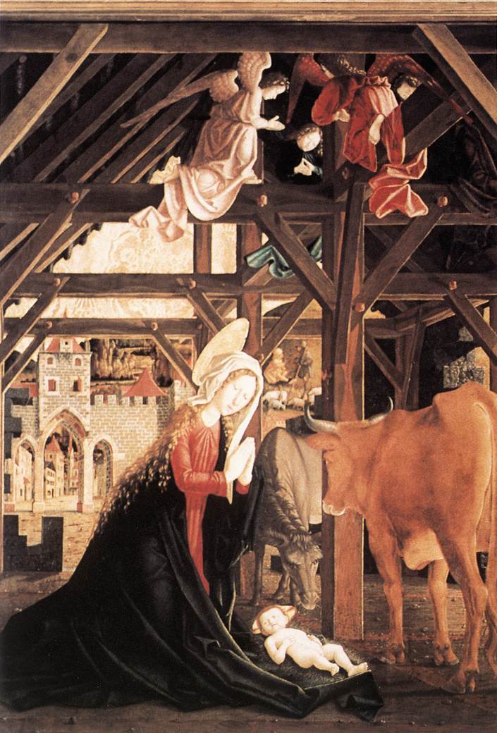 Retable de saint Wolfgang : Nativité