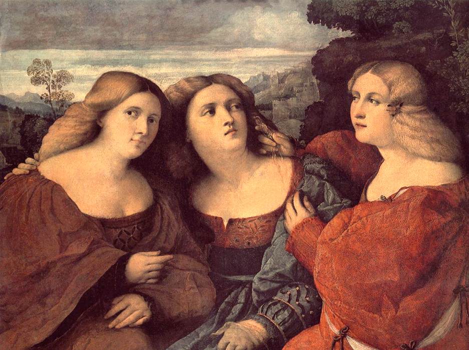Les trois sœurs (détail)