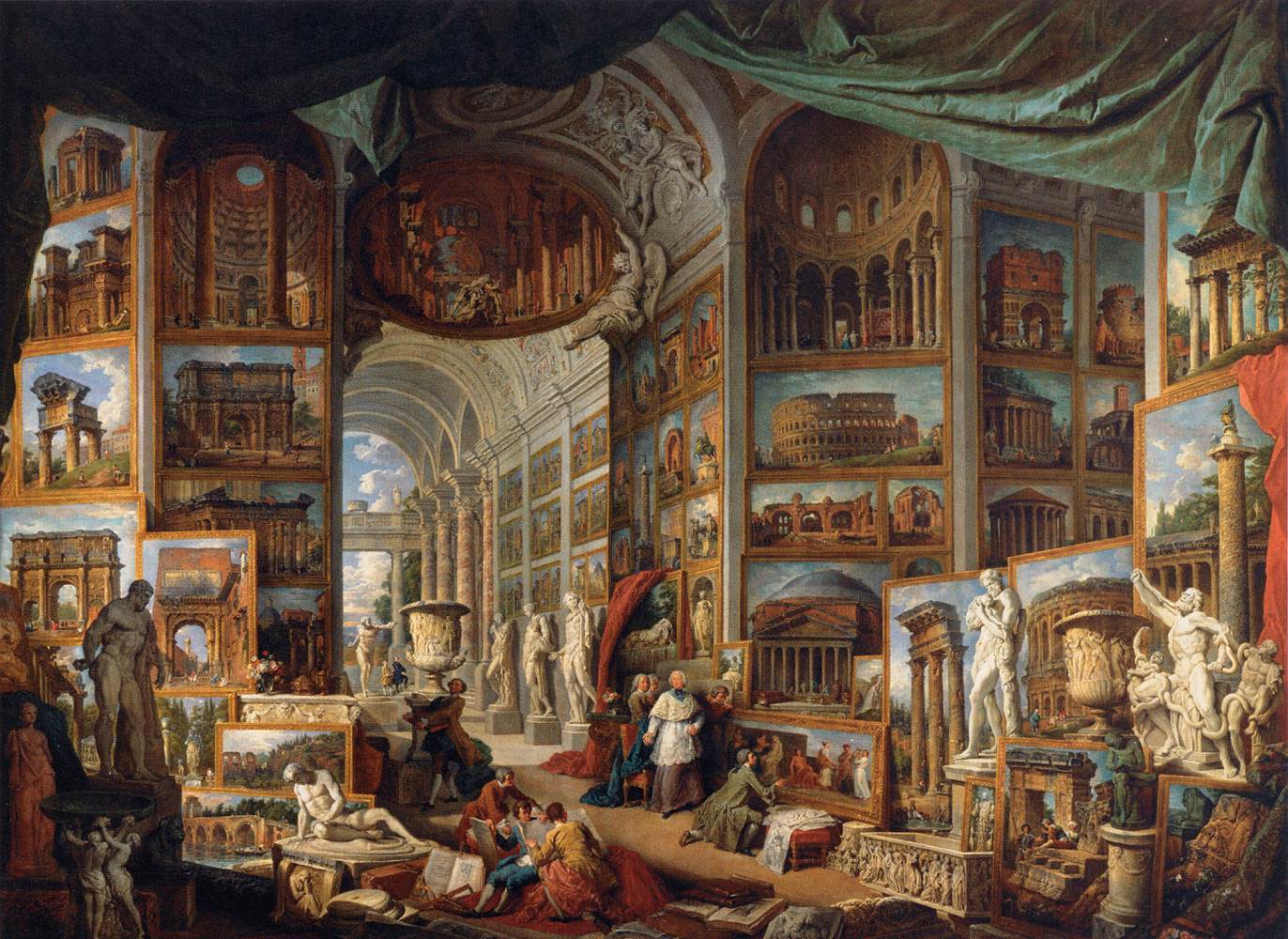 Galerie de vues de la Rome antique