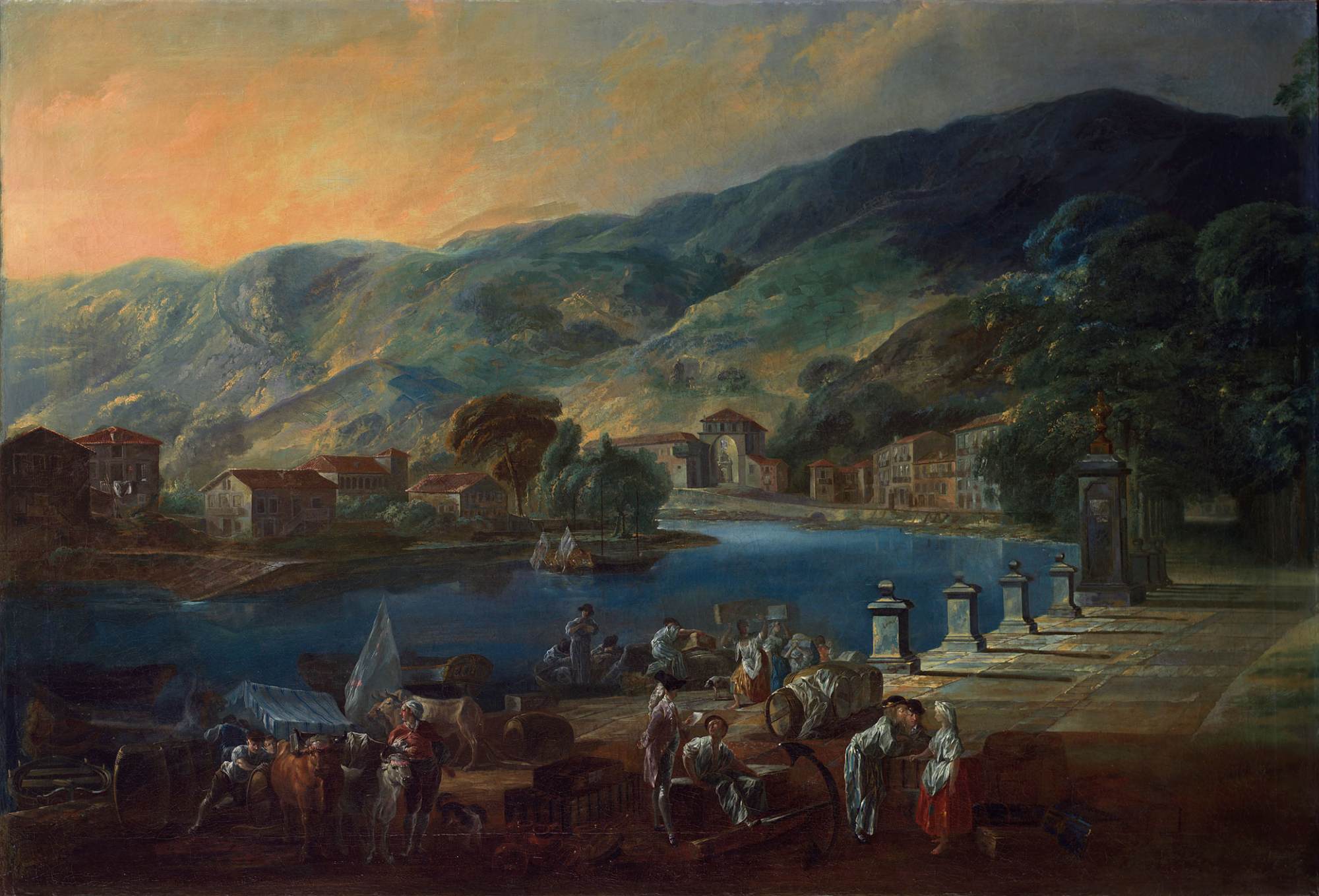 Vue d'El Arenal à Bilbao