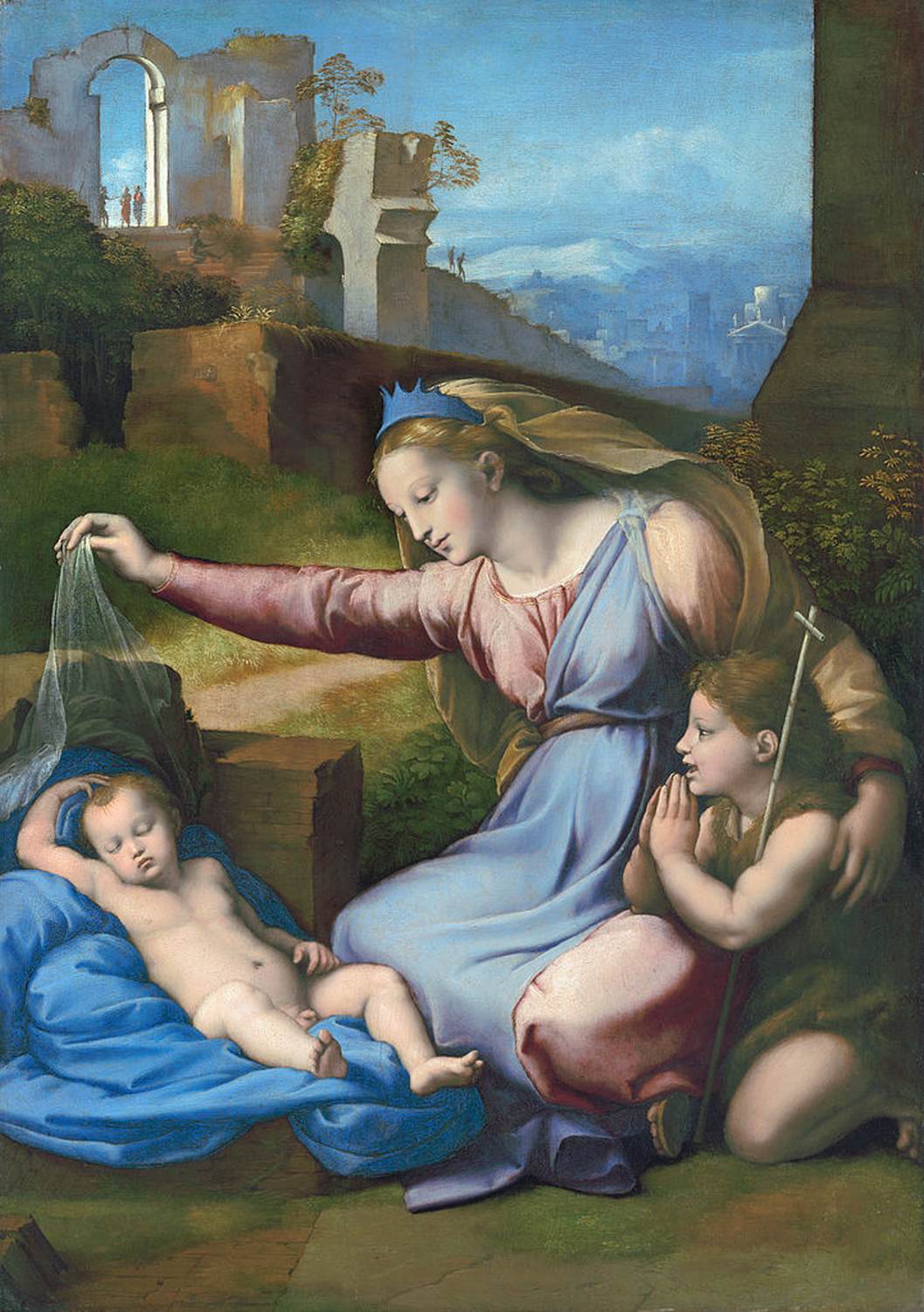 La Madone au diadème bleu