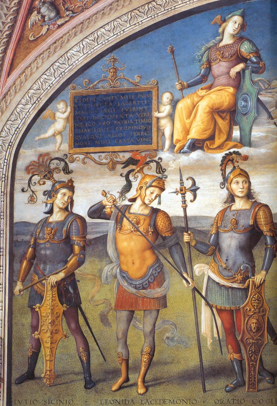 Hommes illustres de l'Antiquité (détail)