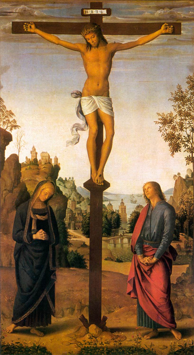 Le triptyque Galitzin : Christ en croix
