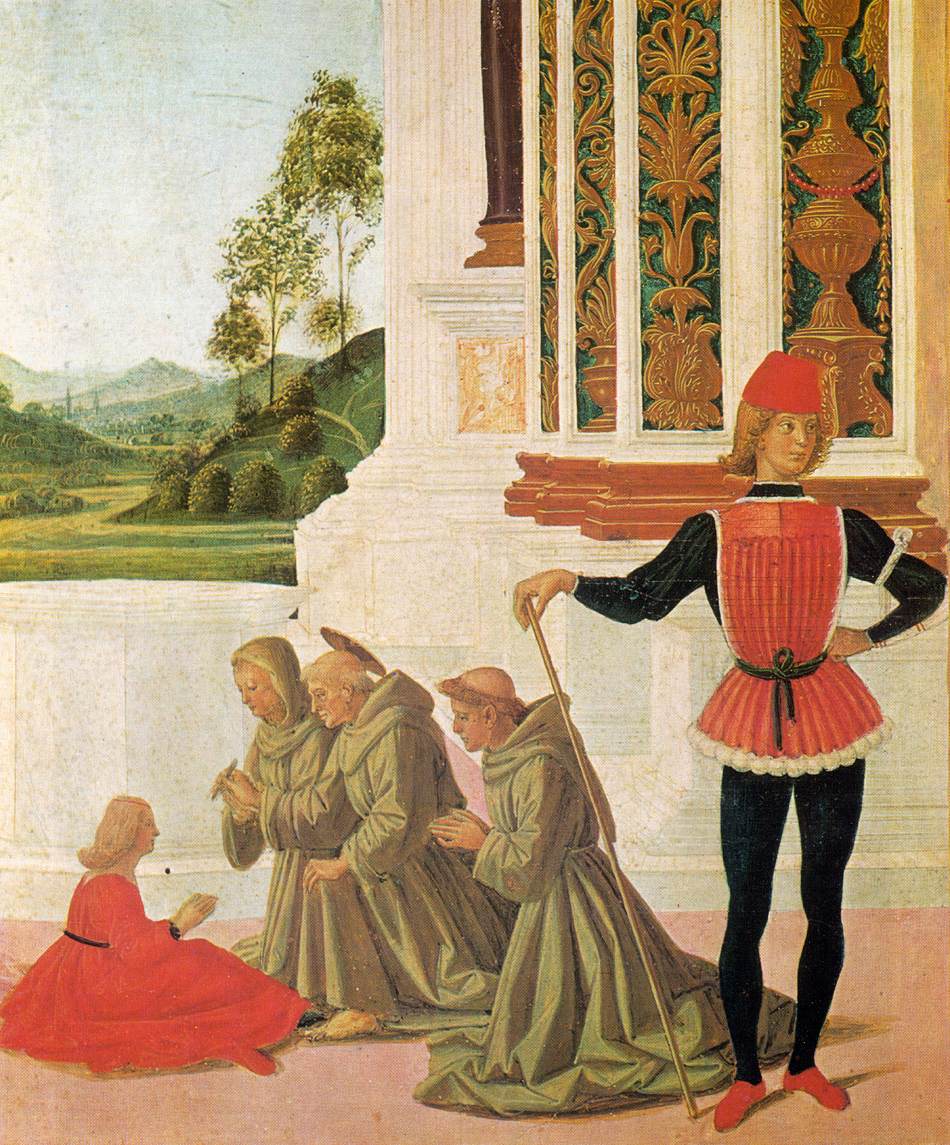 Les Miracles de San Bernardino : la guérison d'une jeune fille (détail)