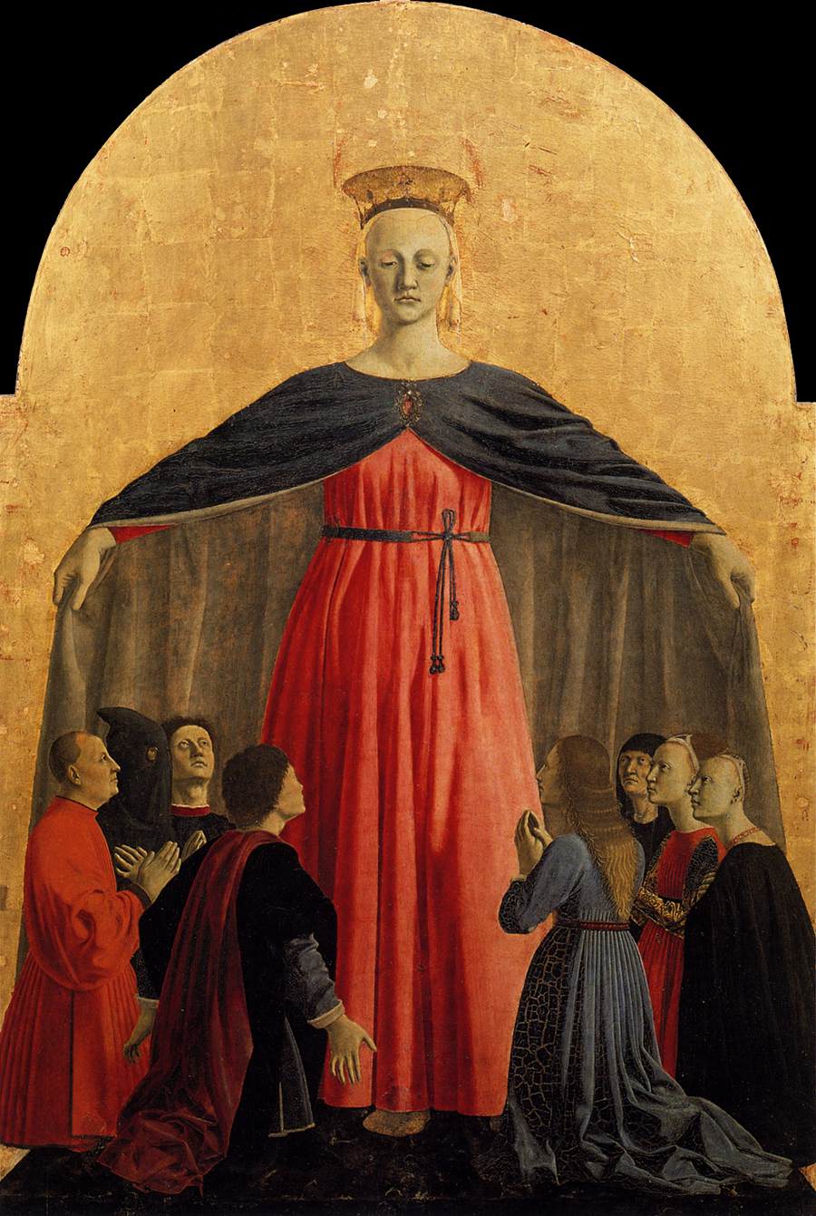 Polyptyque de la Misericordia : Vierge de la Miséricorde