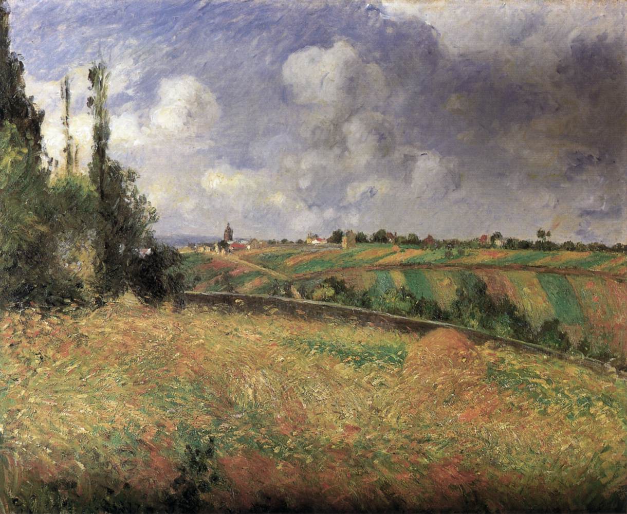 Champs de seigle à Pontoise, côte des Mathurins
