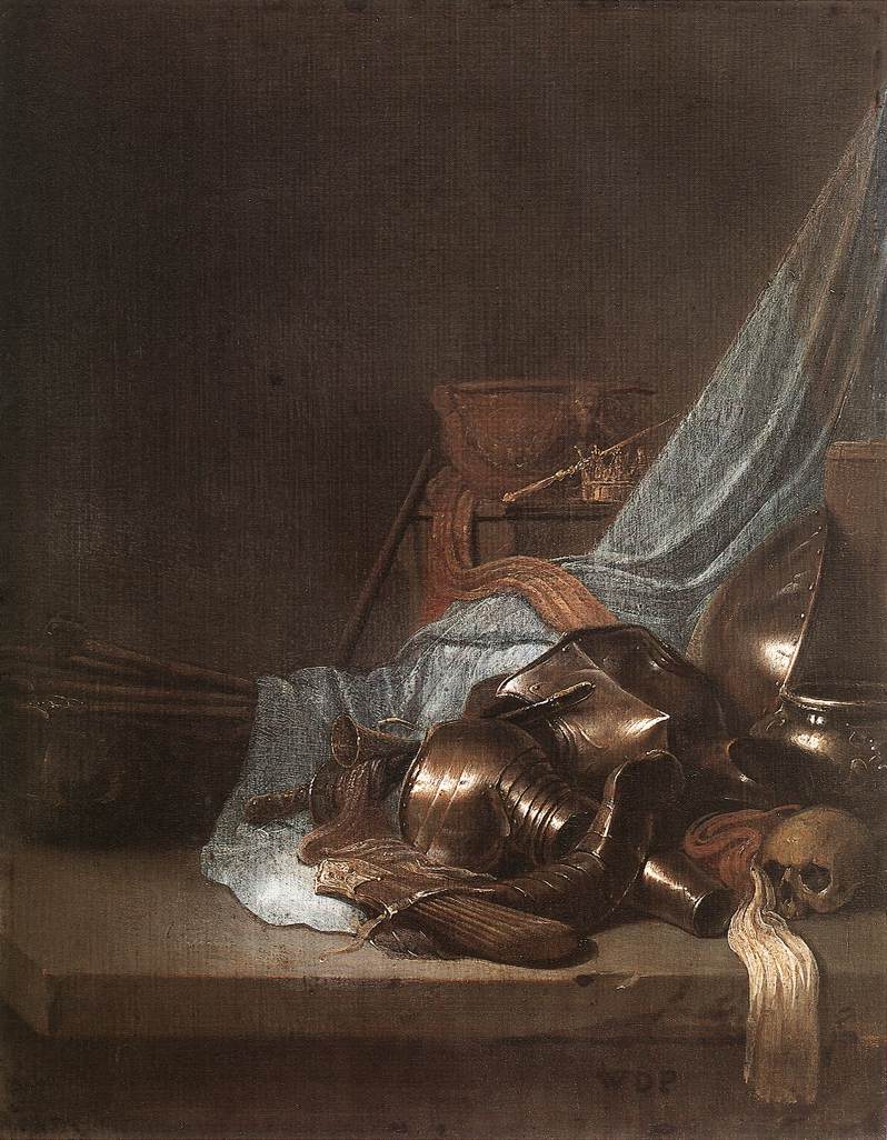 Nature morte avec armes et bannières