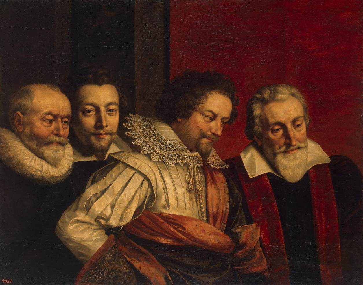 Portrait de quatre membres du conseil municipal de Paris