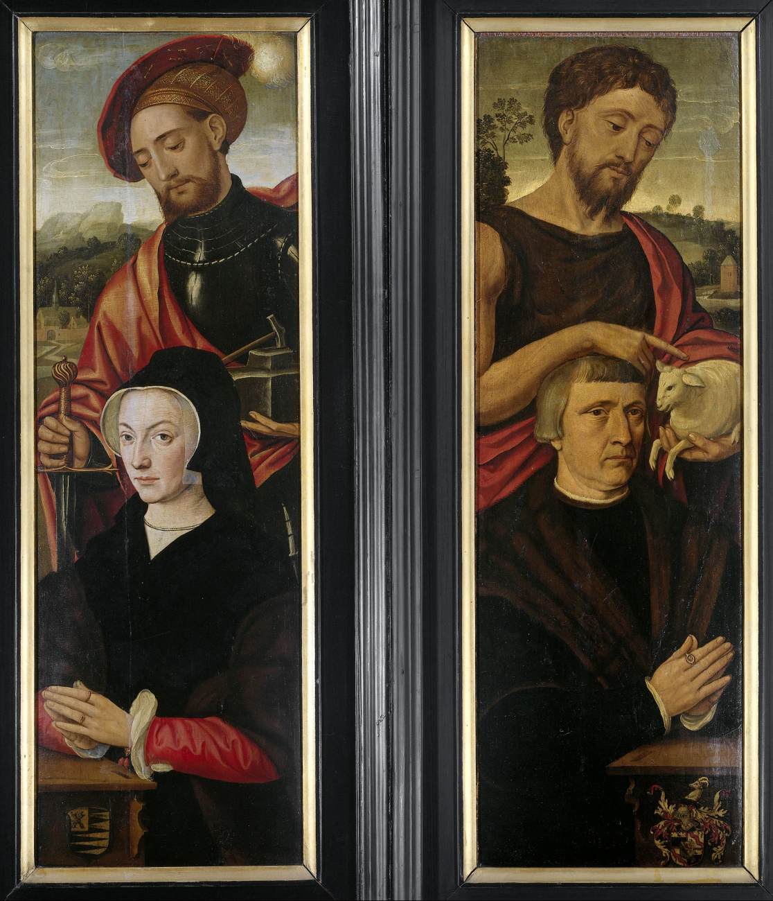 Deux ailes d'un triptyque