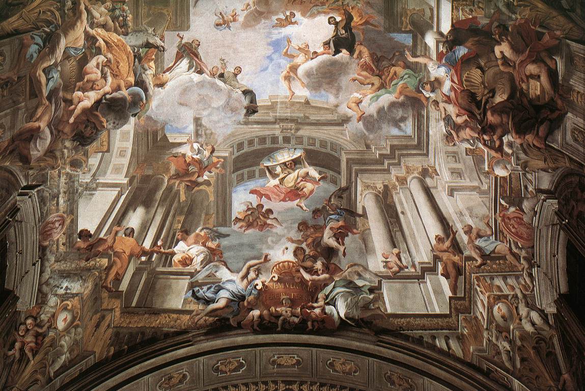 Allégorie de l'œuvre missionnaire des jésuites (détail)