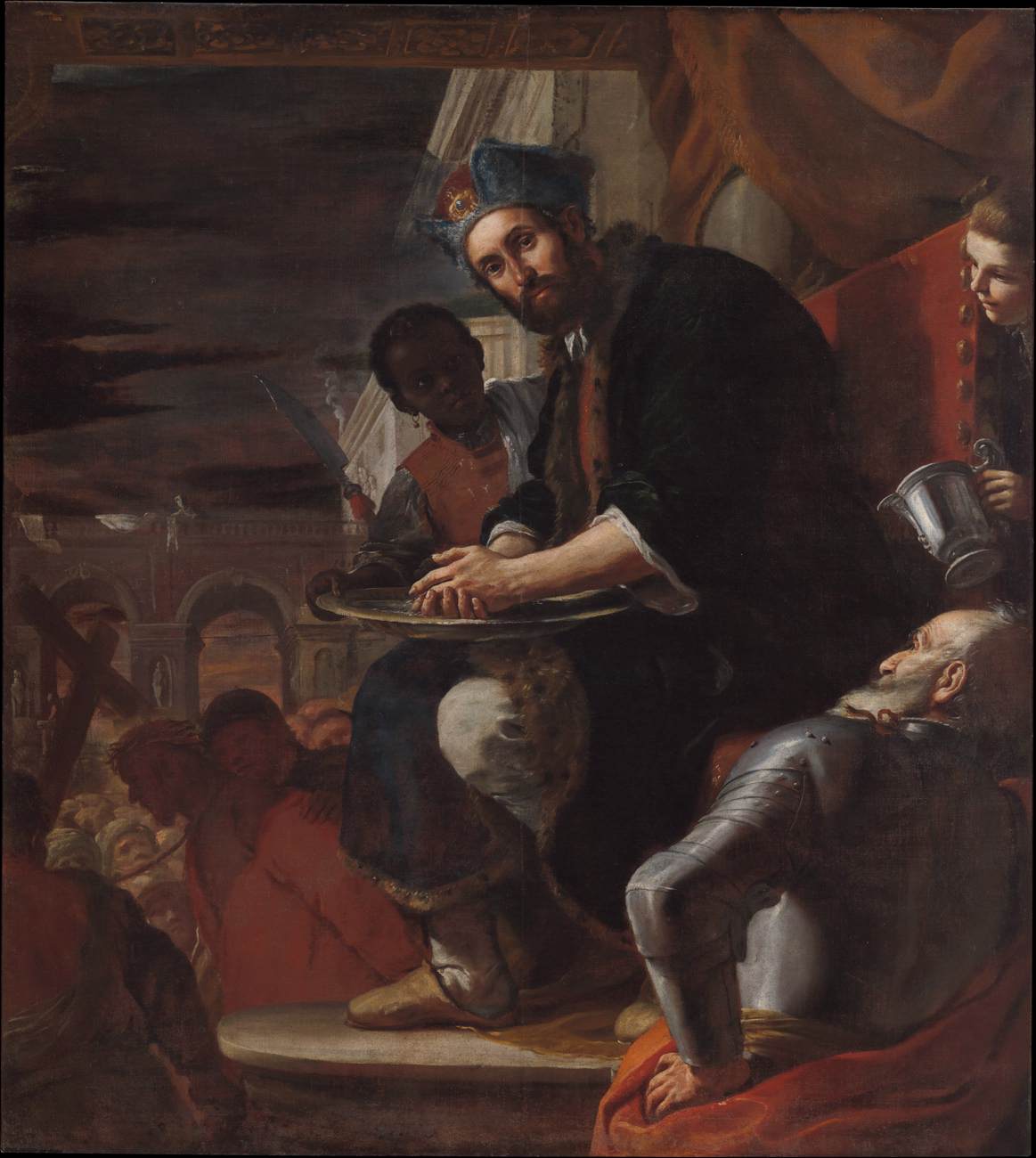 Pilate se lavant les mains