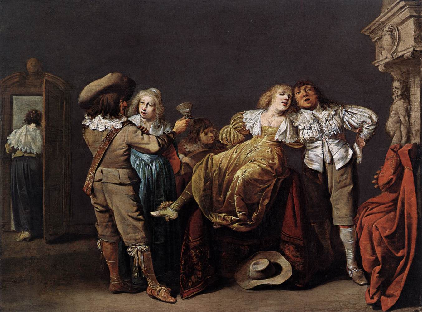 Fête de joyeux compagnons