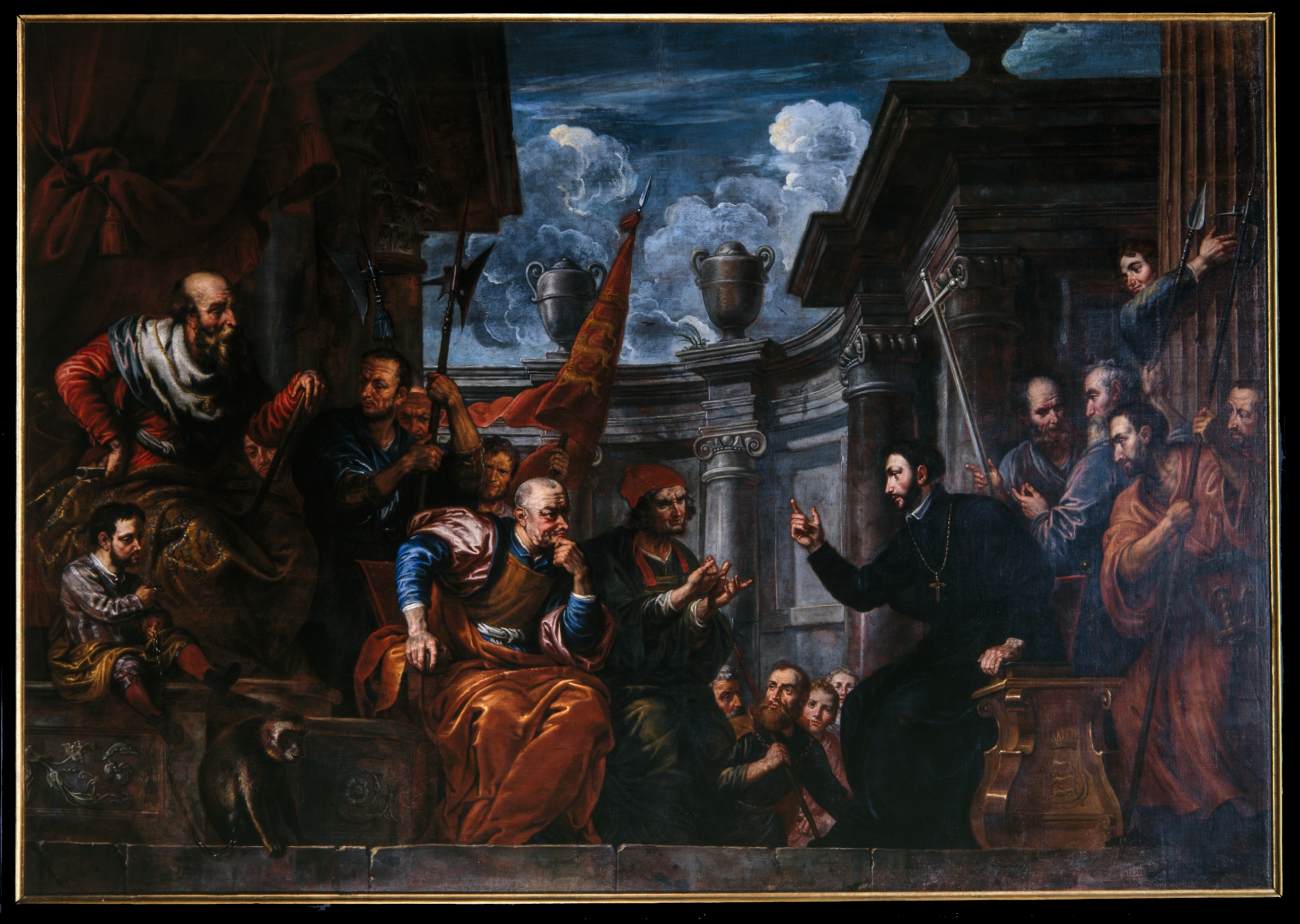 Saint François-Xavier en dispute avec l'empereur du Japon