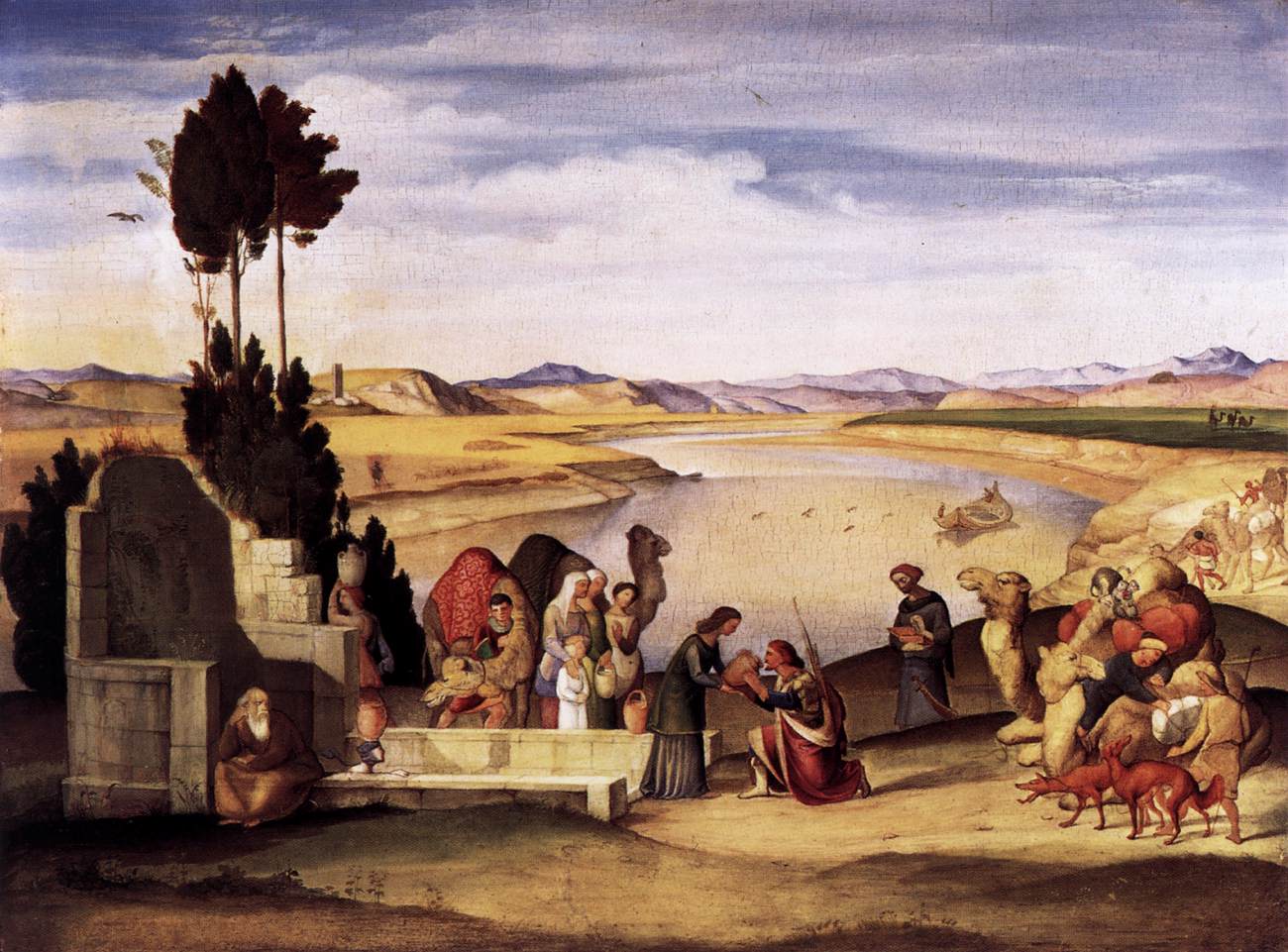 Rebecca et Éliézer au puits