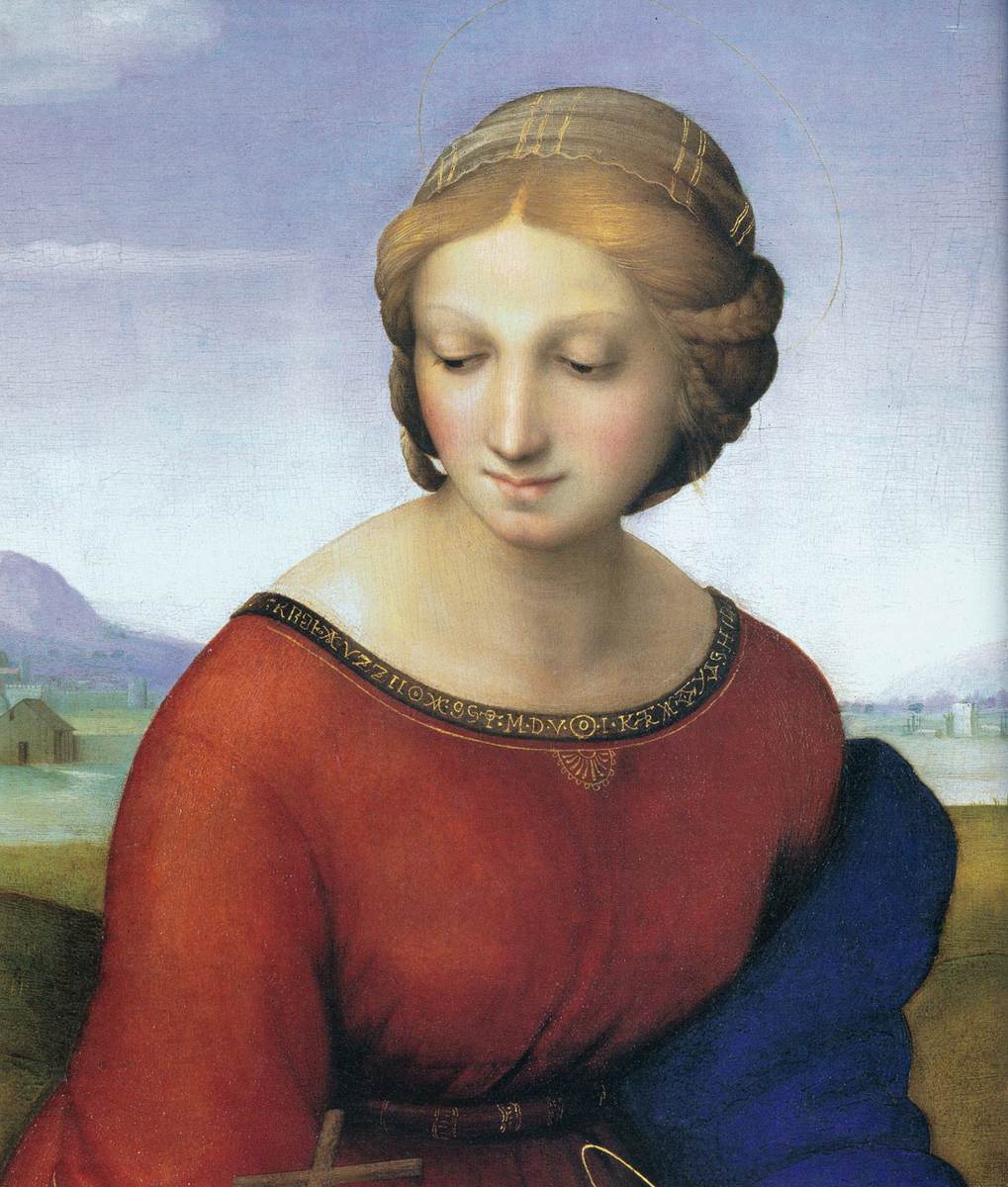 Vierge du Belvédère (détail)