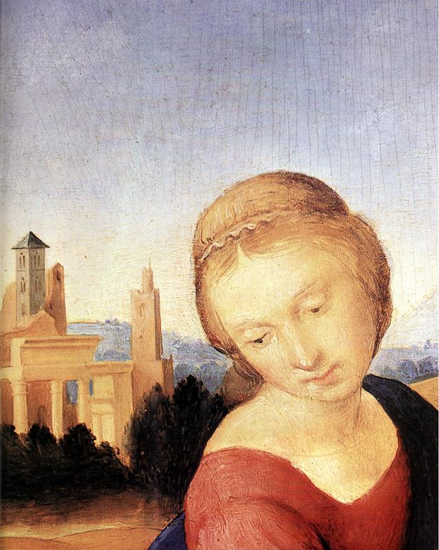 Vierge à l'Enfant avec le jeune saint Jean (détail)