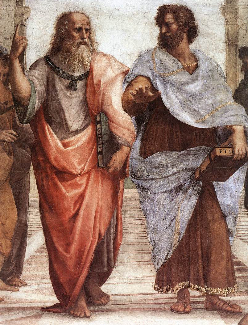 L'École d'Athènes (détail)