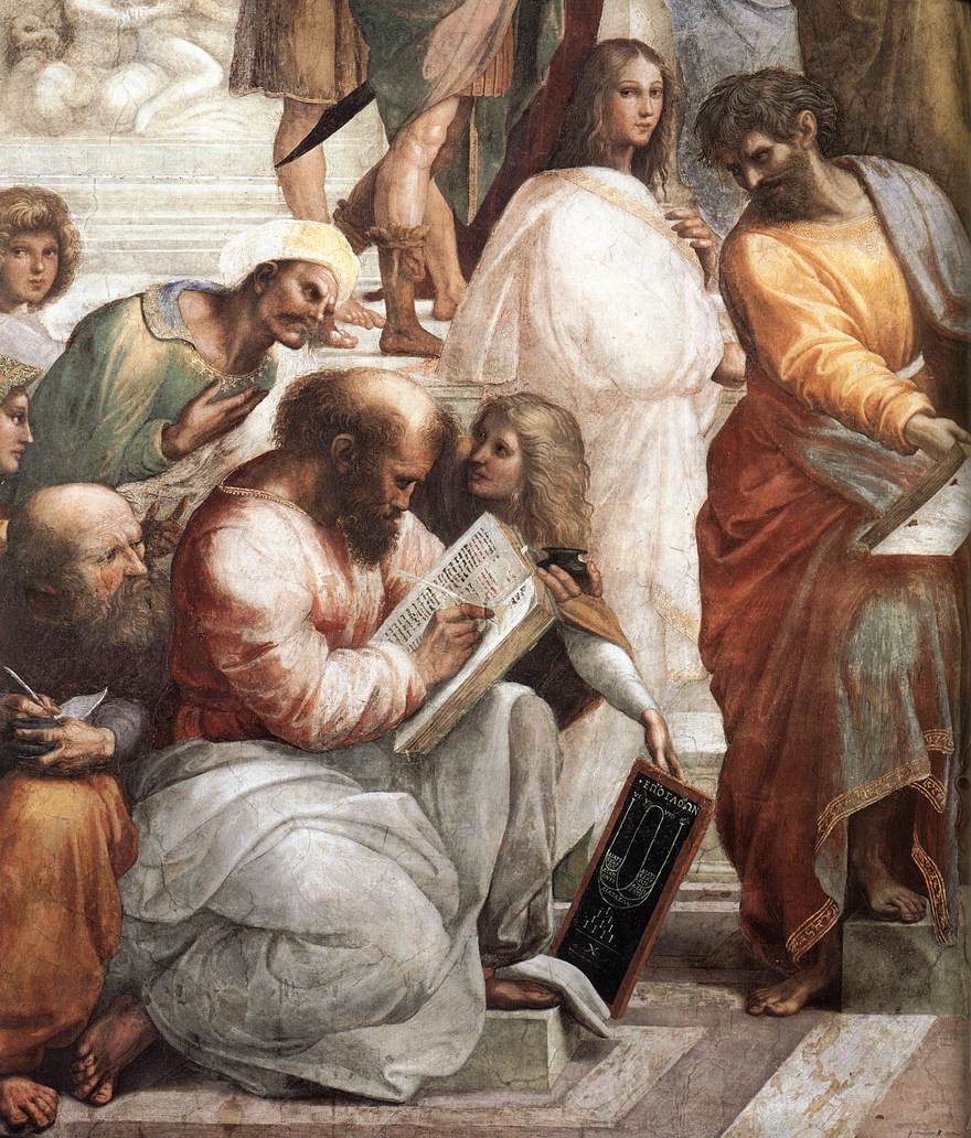 L'École d'Athènes (détail)