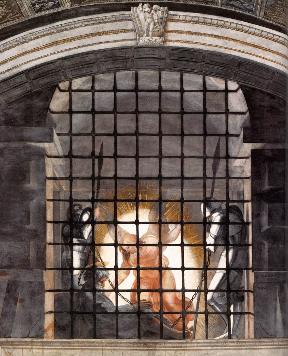 La Libération de saint Pierre (détail)