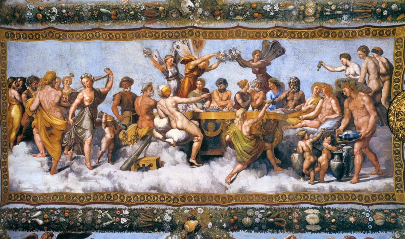 Le banquet nuptial de Cupidon et Psyché