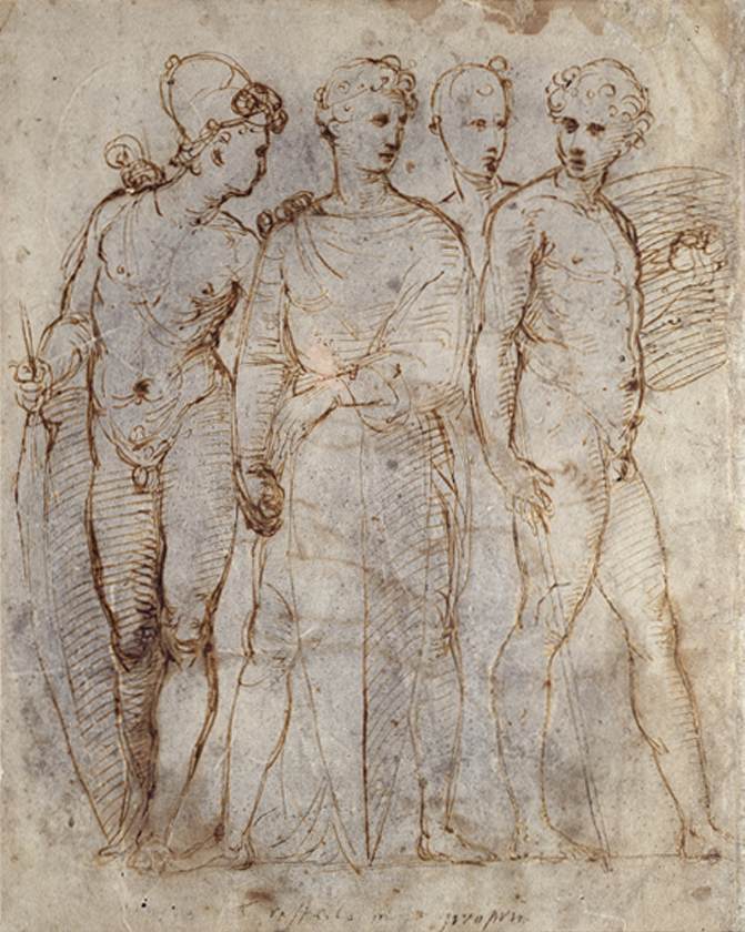 Groupe de guerriers (recto)
