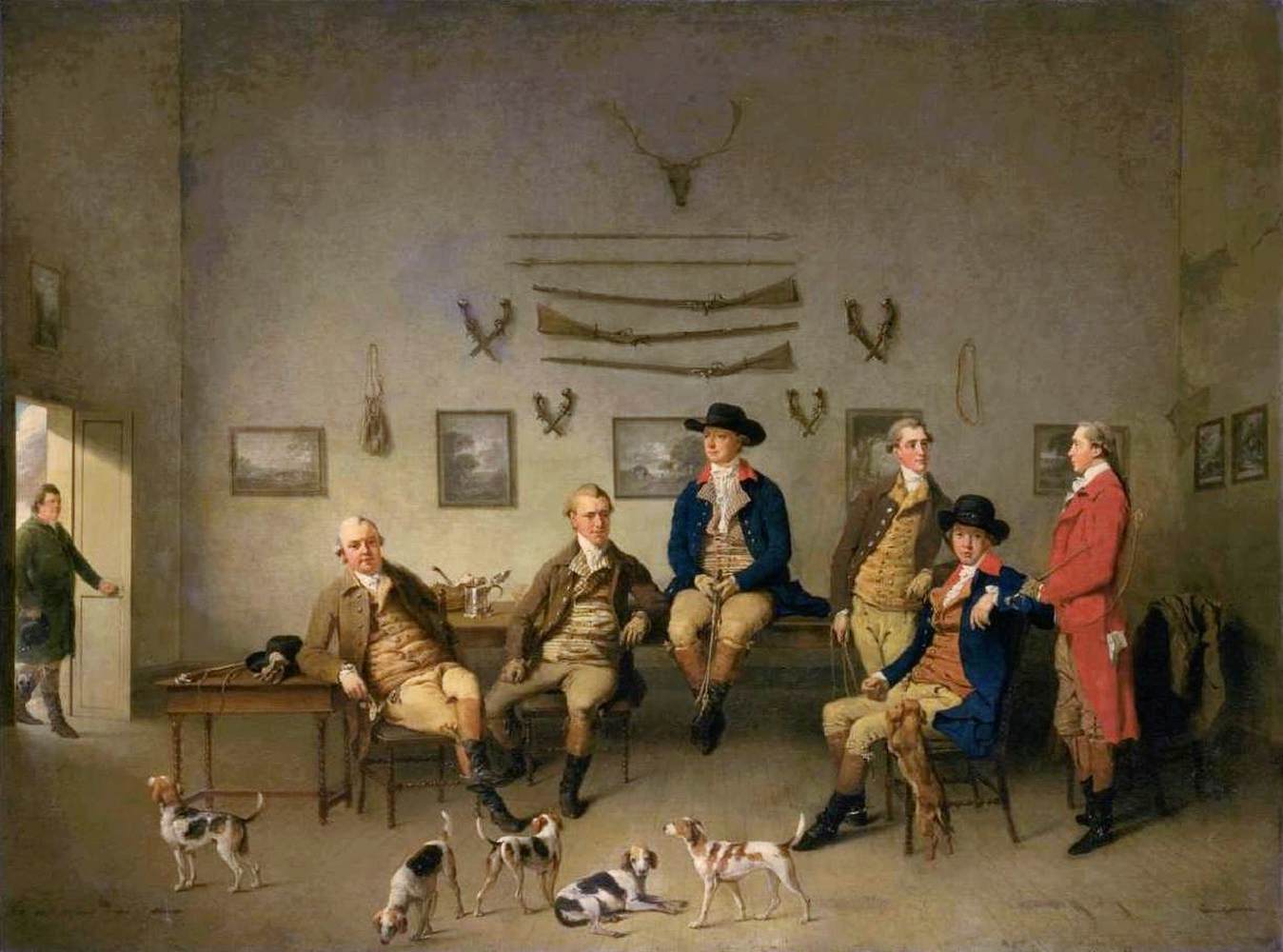 Membres de la chasse de l'abbaye de Carrow