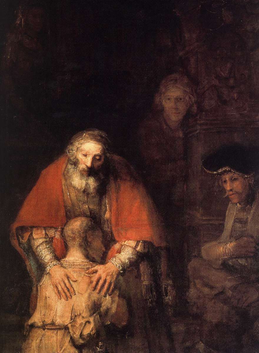 Le retour du fils prodigue (détail)