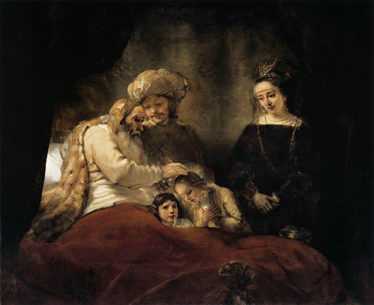 Jacob bénissant les enfants de Joseph