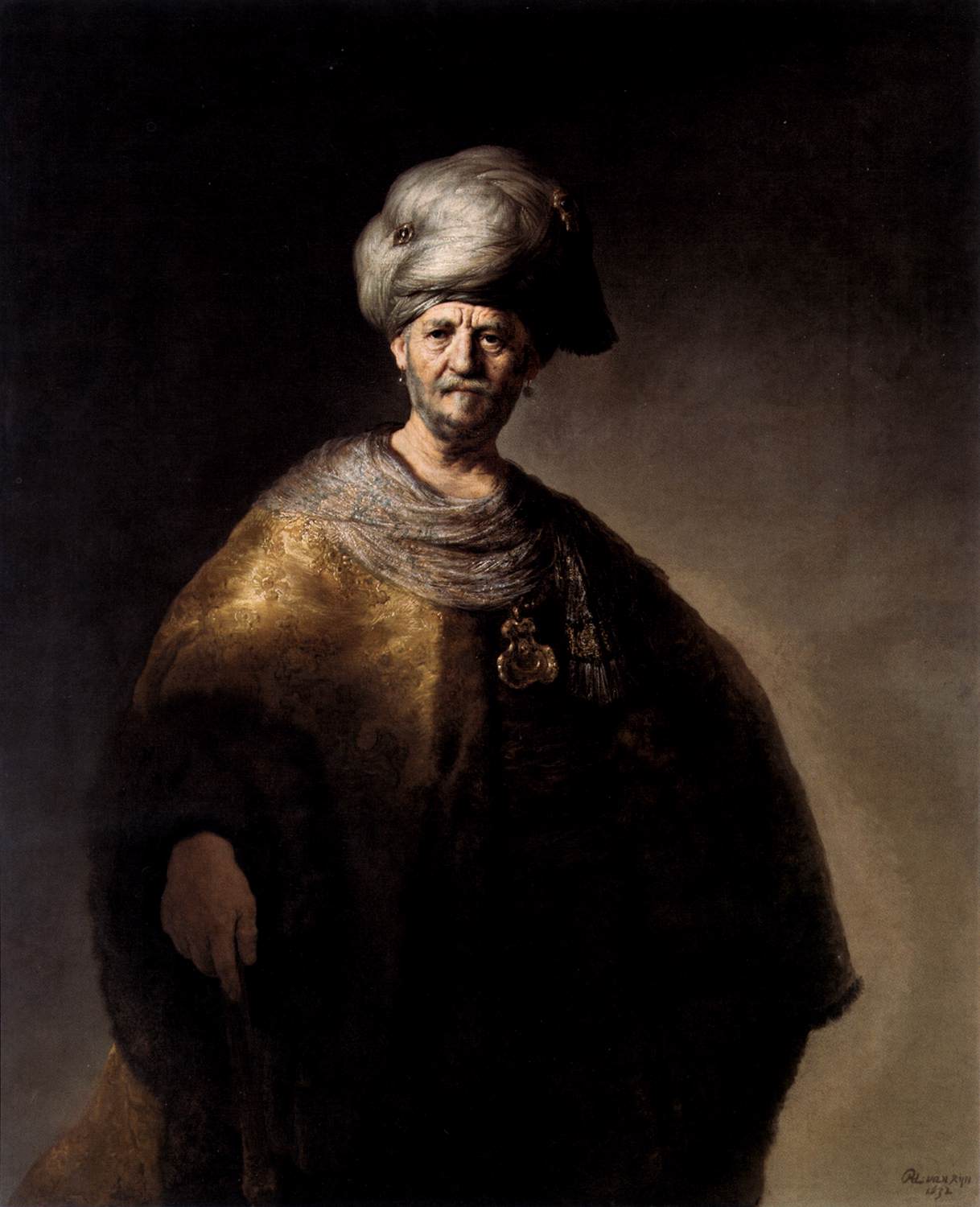 Homme en costume oriental