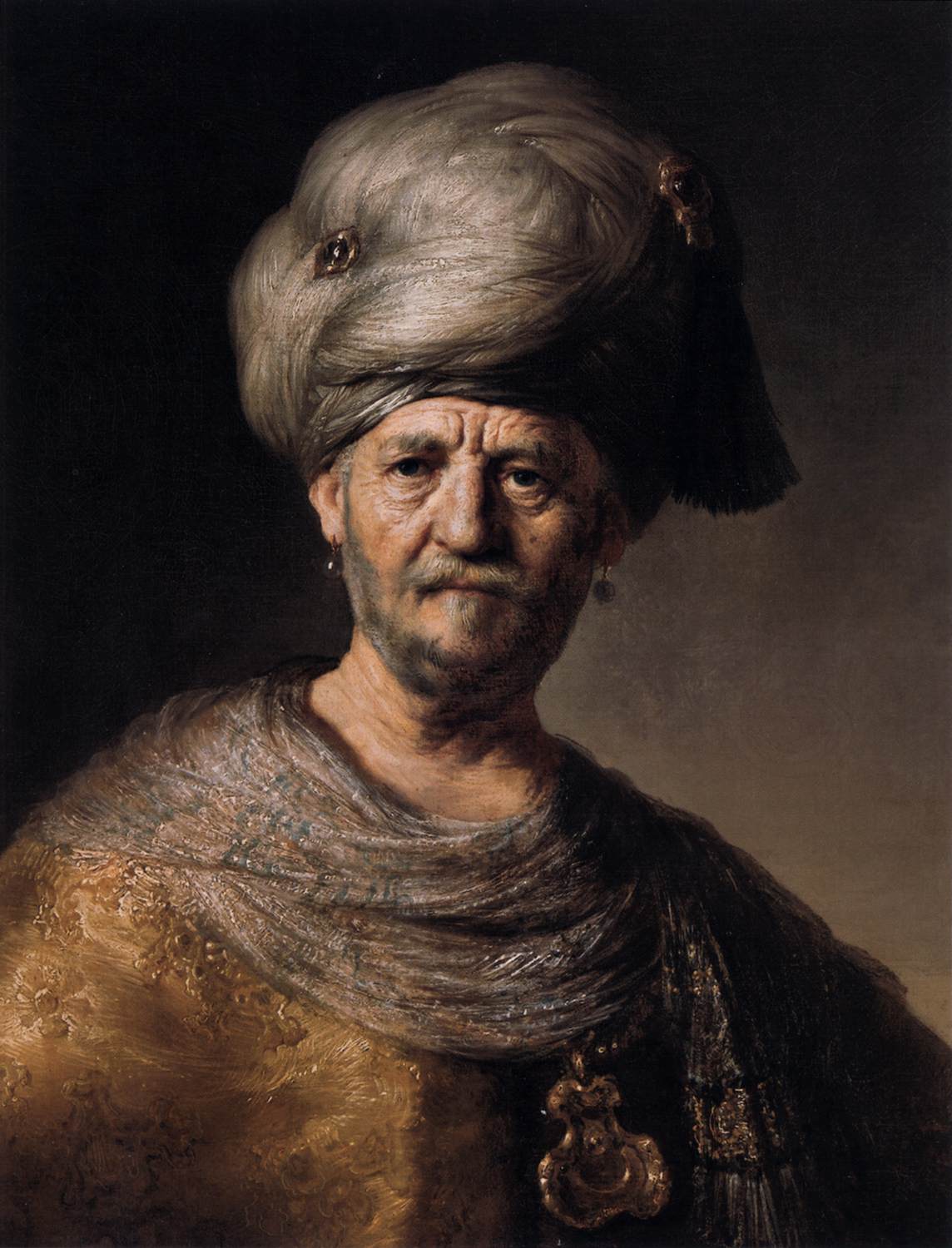 Homme en costume oriental (détail)