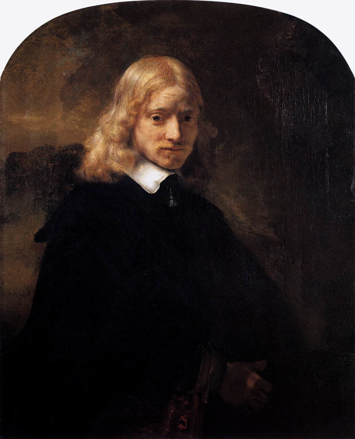 Portrait d'un jeune homme blond