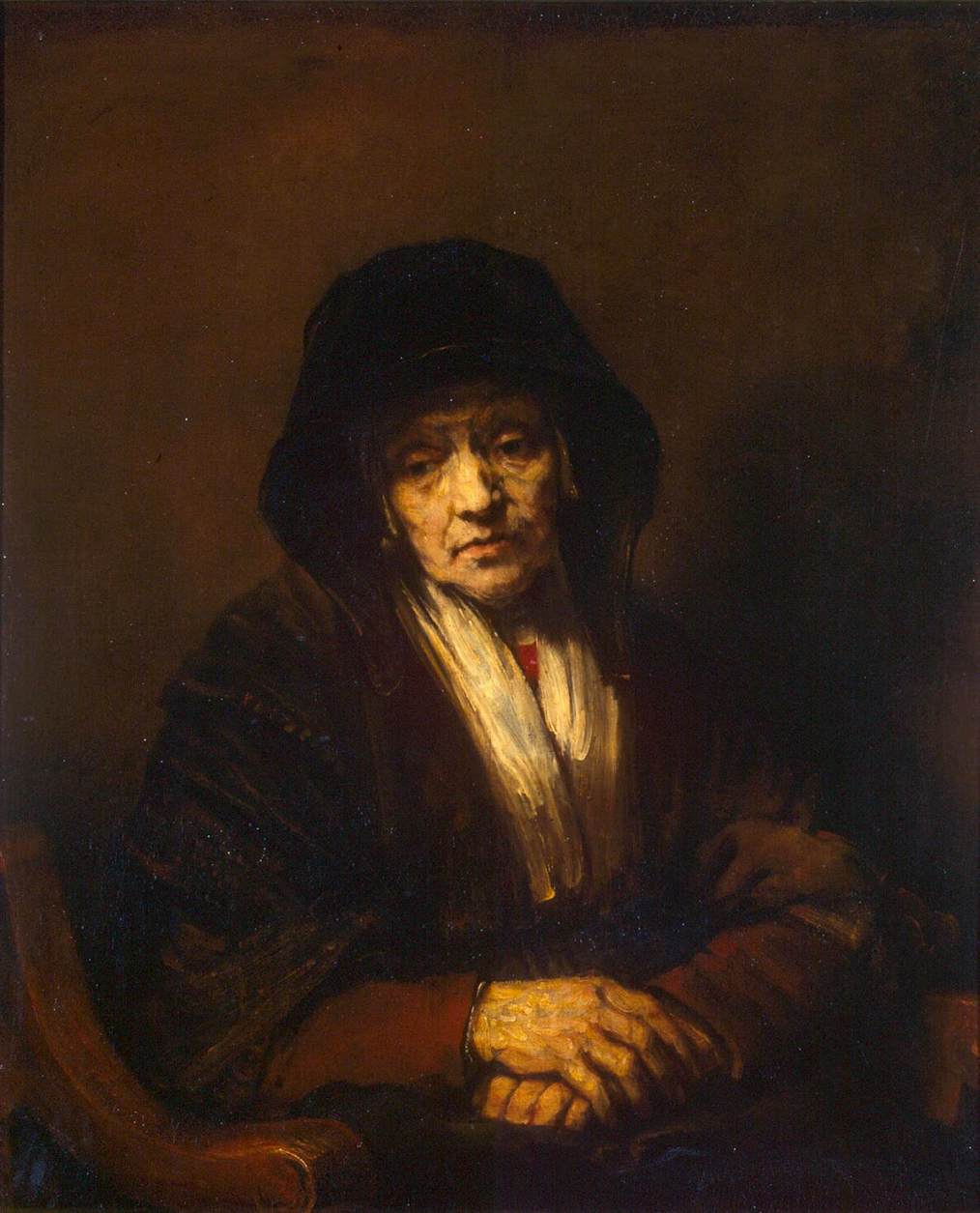 Portrait d'une femme âgée