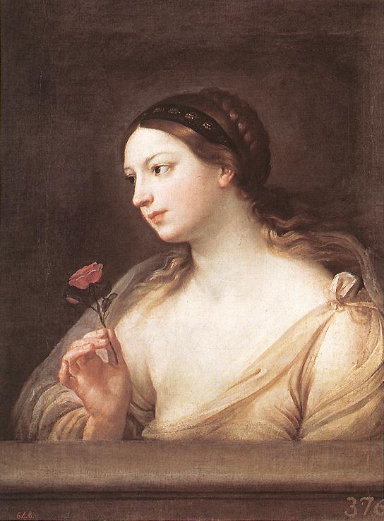 Jeune fille à la rose
