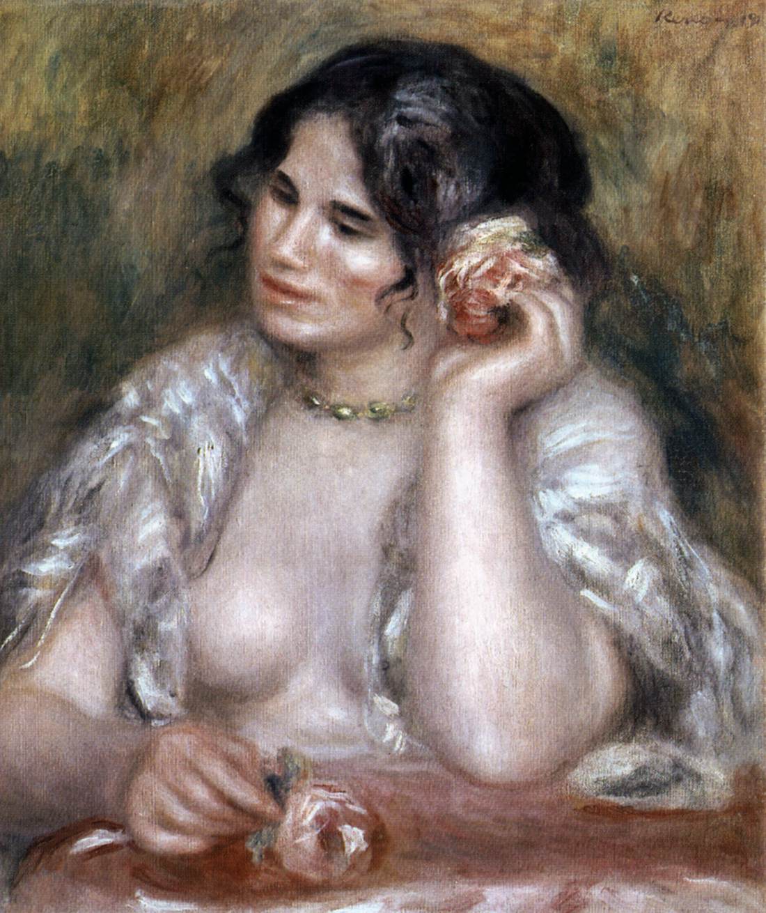 Gabrielle à la rose