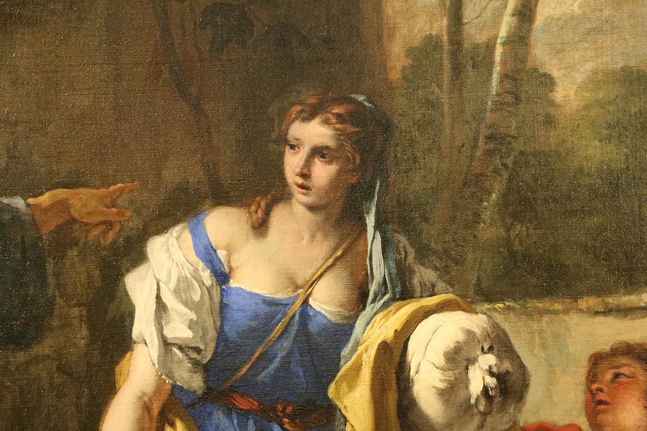 La répudiation d'Agar (détail)