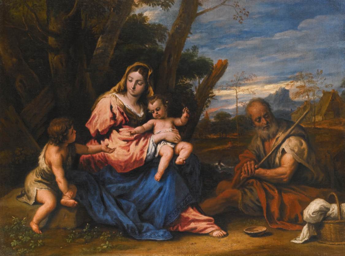 Sainte Famille avec saint François