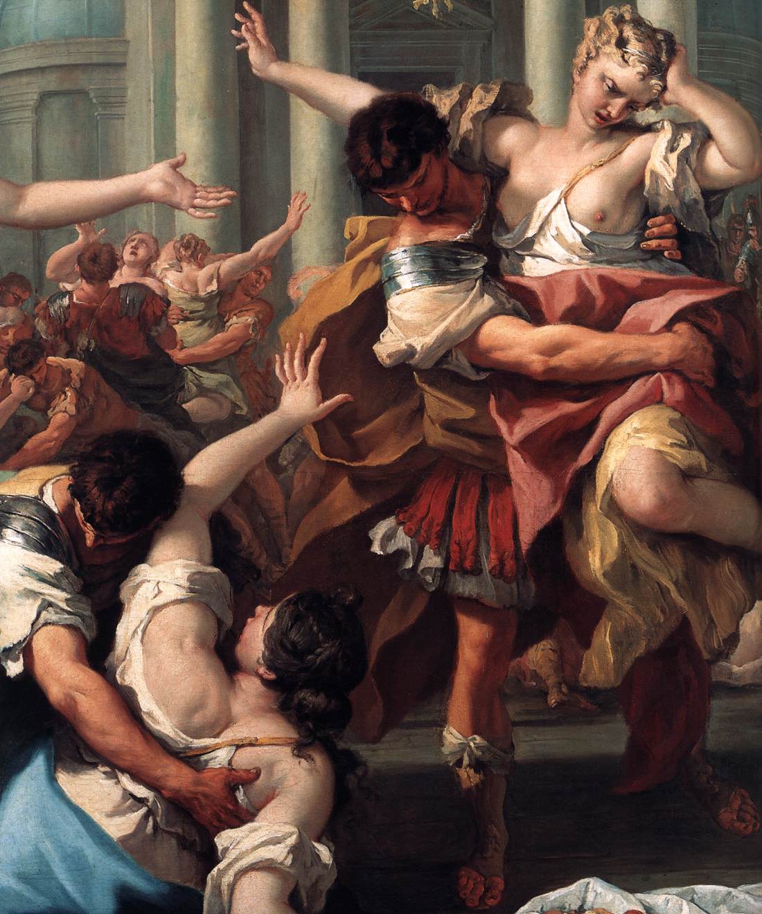 Le Rapt des Sabines (détail)