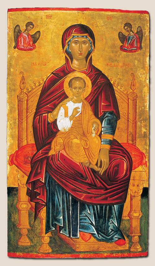 La Vierge trônante
