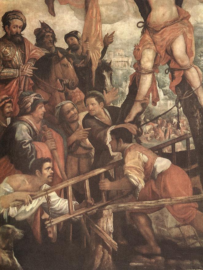 Le martyre de saint André (détail)